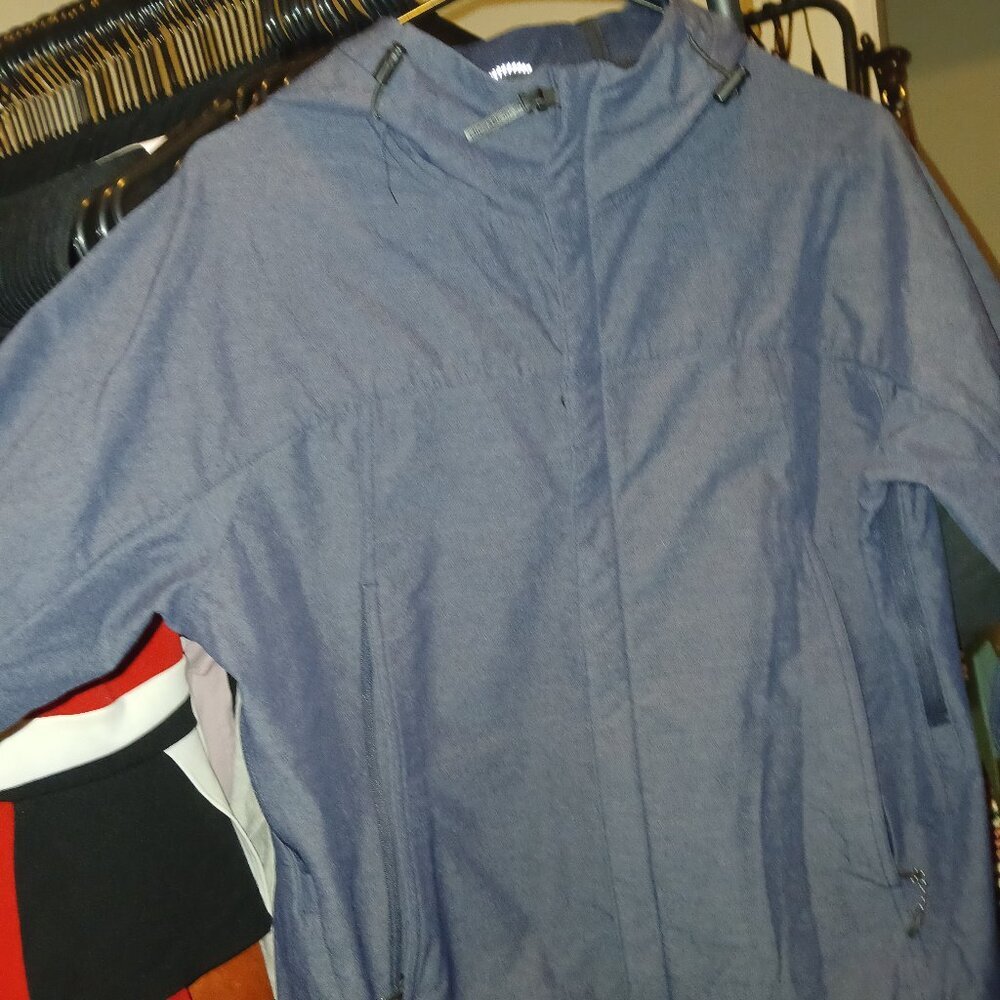 Michael Kors Men's Rain Jacket - Dark Blue, Size M, New Without Tags